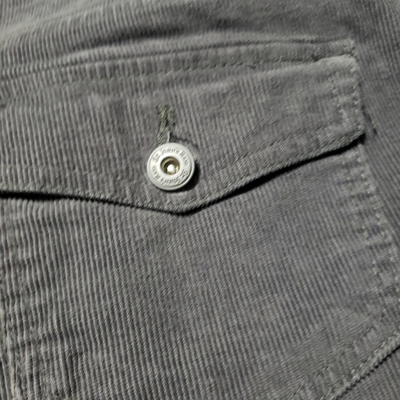 St.Johns Bay grey corduroy pants size 12P - Picture 7 of 7